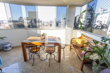 Varanda de apartamento à venda com 3 quartos, 120m² em Castelo, Belo Horizonte