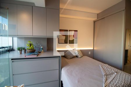 Quarto - Studio de kitnet/studio para alugar com 1 quarto, 28m² em Jardim das Acacias, São Paulo