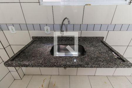 Cozinha de apartamento para alugar com 1 quarto, 35m² em Jardim Lideranca, São Paulo