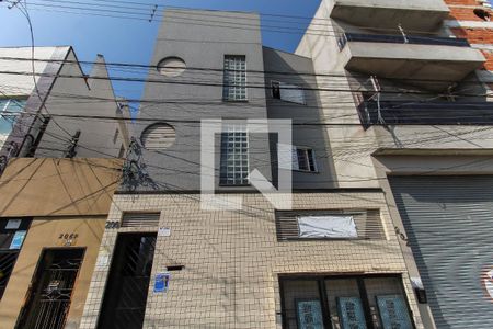 Plaquinha fachada  de apartamento para alugar com 1 quarto, 35m² em Jardim Lideranca, São Paulo