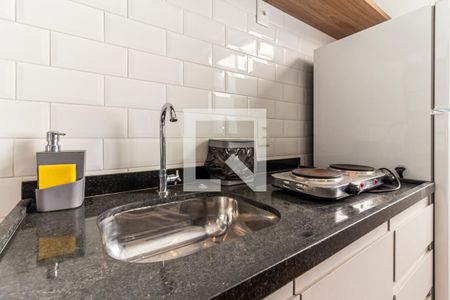 Cozinha - Pia de kitnet/studio à venda com 1 quarto, 26m² em Vila Buarque, São Paulo