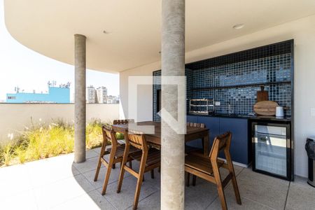 Studio à venda com 26m², 1 quarto e sem vagaChurrasqueira
