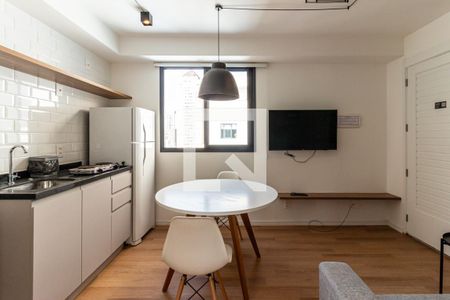 Studio à venda com 26m², 1 quarto e sem vagaSala