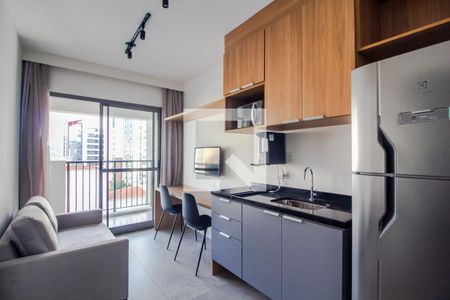 2 Sala de apartamento para alugar com 1 quarto, 32m² em Consolação, São Paulo