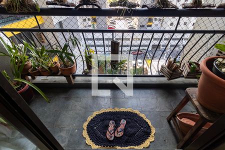 Varanda da Sala de apartamento para alugar com 3 quartos, 83m² em Jardim Henriqueta, Taboão da Serra