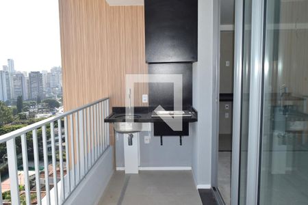 Varanda Sala de apartamento à venda com 2 quartos, 96m² em Pinheiros, São Paulo