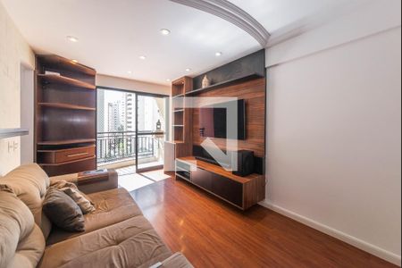 Sala de apartamento para alugar com 2 quartos, 58m² em Cidade Monções, São Paulo