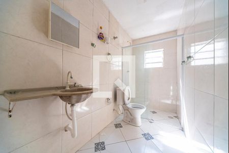 Banheiro  de casa para alugar com 1 quarto, 55m² em Vila Joao Ramalho, Santo André