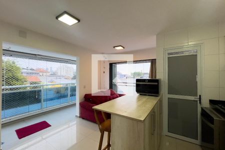 Sala e cozinha de apartamento à venda com 2 quartos, 50m² em Ipiranga, São Paulo