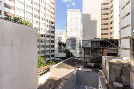 Varanda - Vista de kitnet/studio à venda com 1 quarto, 31m² em Vila Buarque, São Paulo