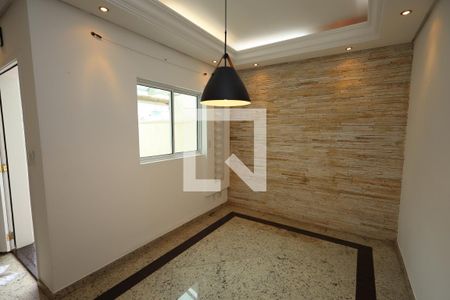 Sala de casa de condomínio à venda com 3 quartos, 136m² em Vila Scarpelli, Santo André