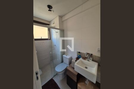 Banheiro da Suíte 2 de apartamento à venda com 2 quartos, 65m² em Santo Antônio, Belo Horizonte