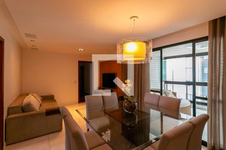 Sala  de apartamento à venda com 4 quartos, 180m² em Santo Agostinho, Belo Horizonte
