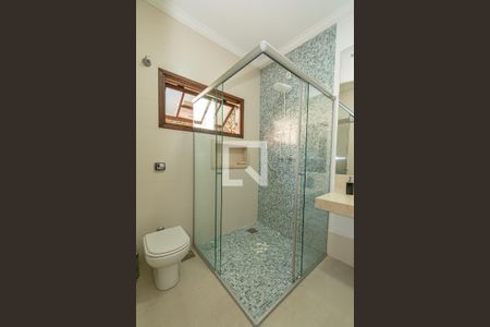 Casa de condomínio à venda com 219m², 3 quartos e 4 vagasBanheiro da Suíte