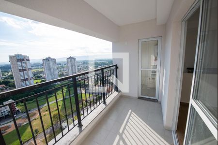 Varanda da Sala de apartamento para alugar com 2 quartos, 70m² em Esplanada Independência, Taubaté