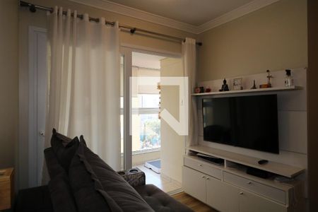 Sala de apartamento à venda com 2 quartos, 60m² em Jardim, Santo André