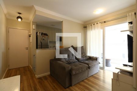 Sala de apartamento à venda com 2 quartos, 60m² em Jardim, Santo André