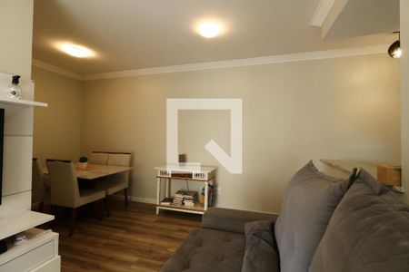 Sala de apartamento à venda com 2 quartos, 60m² em Jardim, Santo André