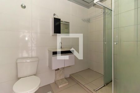 Banheiro de kitnet/studio para alugar com 1 quarto, 28m² em Campos Elíseos, São Paulo