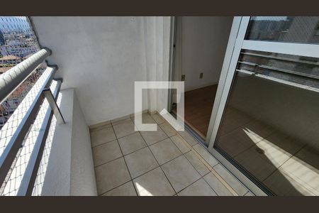 Varanda da Sala de apartamento para alugar com 2 quartos, 60m² em Vila Matias, Santos