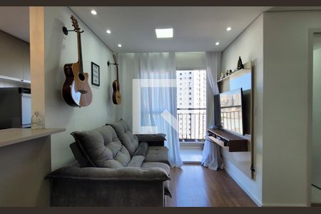 Sala de apartamento para alugar com 2 quartos, 49m² em Parque das Nações, Santo André