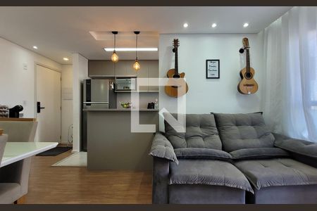 Sala de apartamento para alugar com 2 quartos, 49m² em Parque das Nações, Santo André