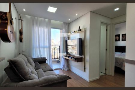 Sala de apartamento para alugar com 2 quartos, 49m² em Parque das Nações, Santo André