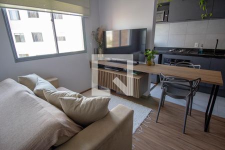 Sala de apartamento à venda com 1 quarto, 30m² em Várzea da Barra Funda, São Paulo