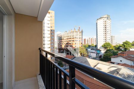 Varanda da Sala de apartamento à venda com 1 quarto, 30m² em Vila Paulicéia, São Paulo