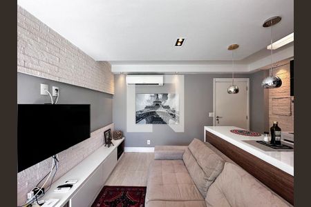 Sala de apartamento à venda com 1 quarto, 58m² em Brooklin Paulista, São Paulo