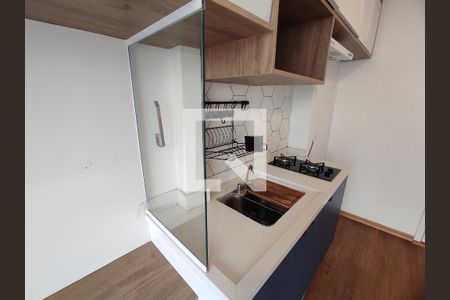 Sala/Cozinha de apartamento à venda com 1 quarto, 30m² em Barra Funda, São Paulo