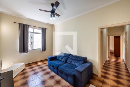 Sala de apartamento para alugar com 1 quarto, 55m² em Aparecida, Santos