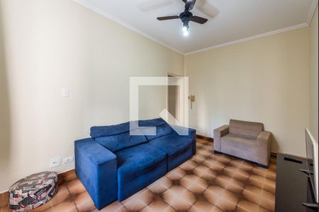 Sala de apartamento para alugar com 1 quarto, 55m² em Aparecida, Santos