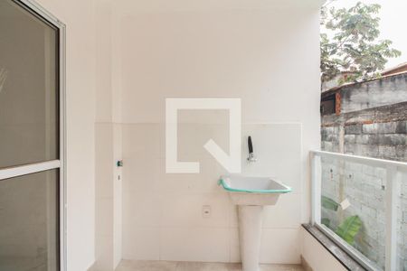 Varanda e Área de Serviço  de apartamento para alugar com 2 quartos, 42m² em Vila Carrao, São Paulo