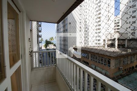 Varanda da Sala de apartamento para alugar com 2 quartos, 100m² em Centro, Guarujá