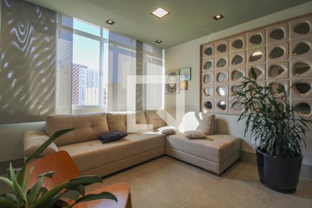 Sala de apartamento à venda com 1 quarto, 85m² em Vila Itapura, Campinas