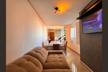 Sala de apartamento à venda com 2 quartos, 114m² em Parque das Nações, Santo André