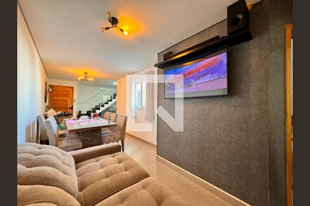 Sala de apartamento à venda com 2 quartos, 114m² em Parque das Nações, Santo André