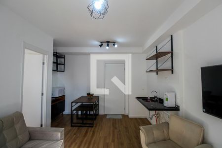 Sala/Cozinha de apartamento para alugar com 1 quarto, 35m² em Vila Independência, São Paulo