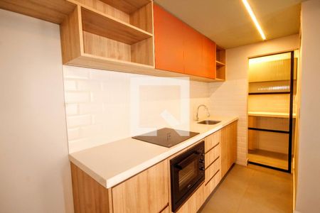 Cozinha de apartamento para alugar com 2 quartos, 57m² em Funcionários, Belo Horizonte