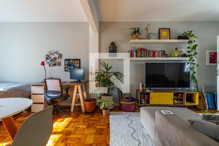 Sala/Quarto de apartamento à venda com 1 quarto, 40m² em Pinheiros, São Paulo