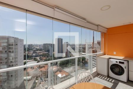 Varanda de kitnet/studio para alugar com 1 quarto, 42m² em Campo Belo, São Paulo