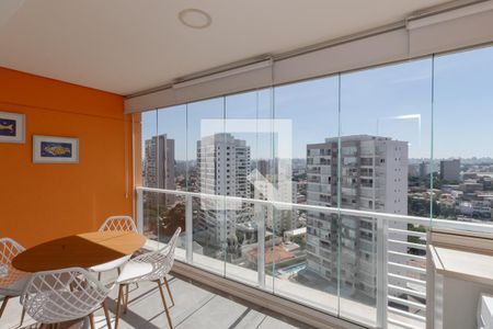 Varanda de kitnet/studio para alugar com 1 quarto, 42m² em Campo Belo, São Paulo