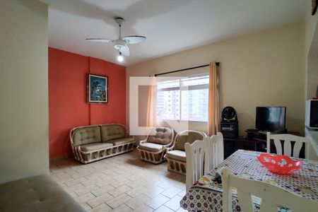 Sala de apartamento para alugar com 1 quarto, 62m² em Vila Caiçara, Praia Grande