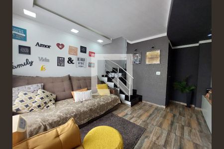 Sala de casa de condomínio para alugar com 2 quartos, 115m² em Pedreira, São Paulo