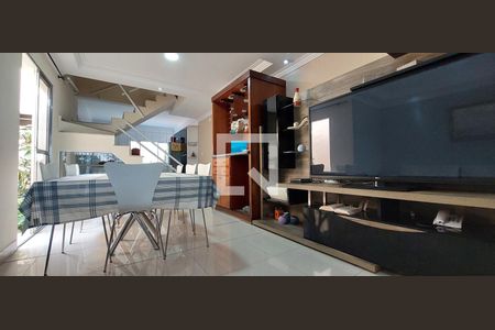 Sala de casa à venda com 3 quartos, 166m² em Parque São Vicente, Santo André