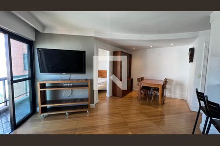 Sala  de apartamento à venda com 1 quarto, 56m² em Pinheiros, São Paulo