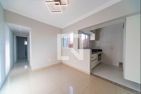 Sala de apartamento à venda com 2 quartos, 95m² em Vila Guarani, Santo André