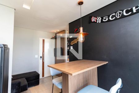 Sala/Cozinha de apartamento para alugar com 1 quarto, 41m² em Vila Augusta, Guarulhos