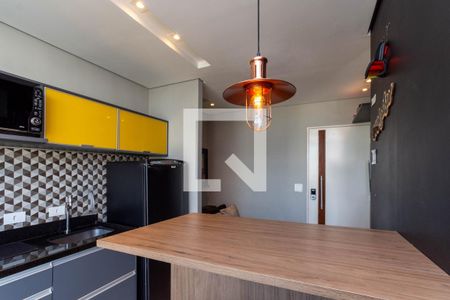 Sala/Cozinha de apartamento para alugar com 1 quarto, 41m² em Vila Augusta, Guarulhos